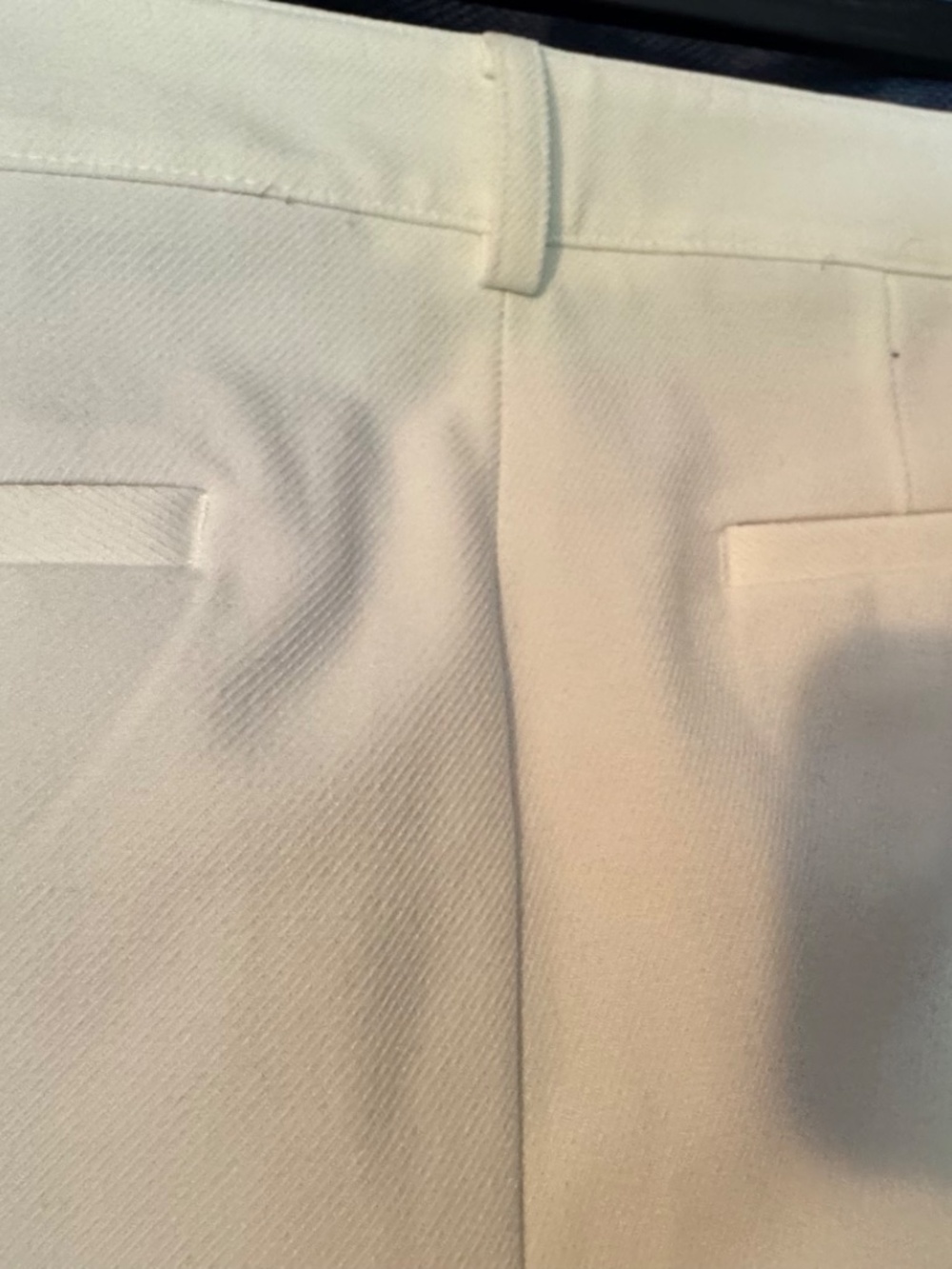 NWT Talbots Chatham Ankle Pants Women's 12P White Stretch Slim Leg - Picture 4 of 16